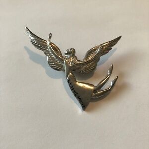 Pewter Angel Brooch - Young at Heart